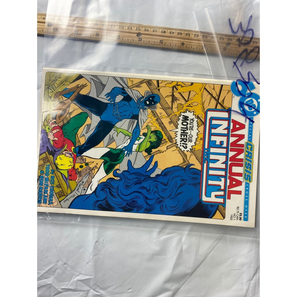 DC Comics The Infinity ANNUAL No 1 Special Crisis‎ Crossover 1985 Comic Book